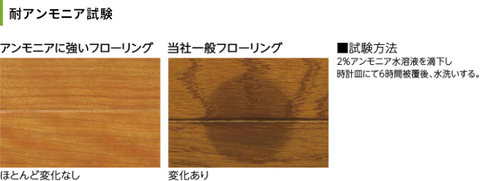 耐アンモニア試験