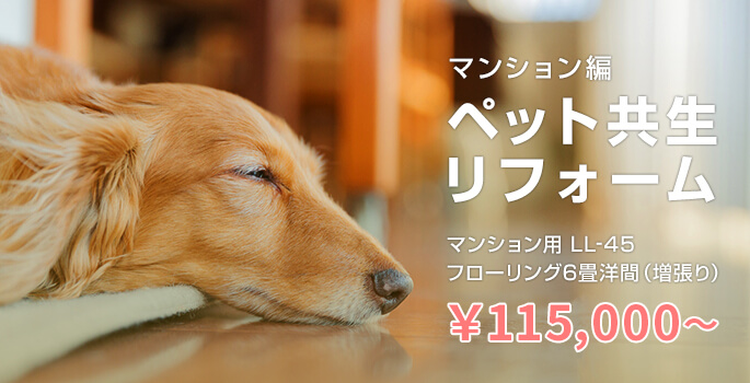 マンション編 ペット共生リフォーム
